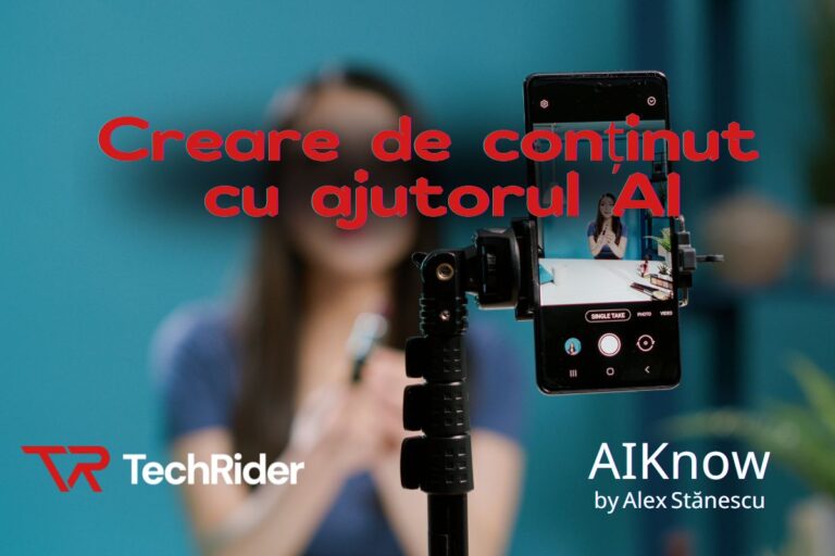 Colaj Techrider pentru podcastul AIKnow